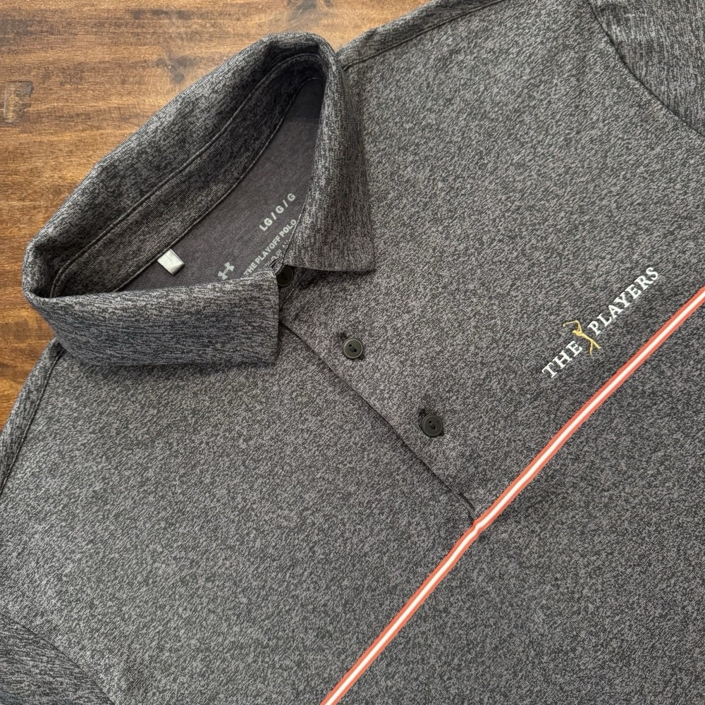 Under Armor Men's Large Golf Polo THE PLAYERS Championship Embroidery